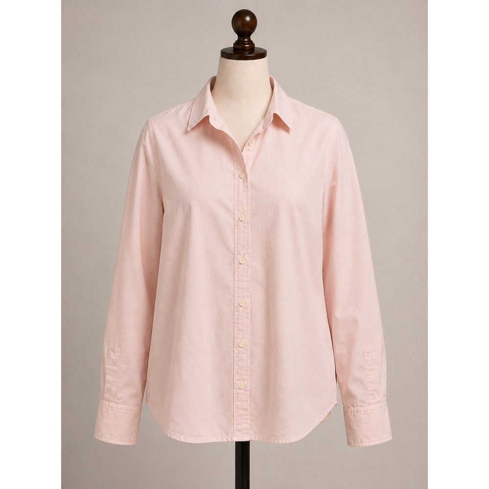 Lauren Ralph Lauren Pink Cotton Button Down Long Sleeve Shirt P/S